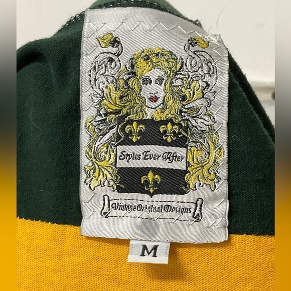 Styles Ever After Green Yellow Vintage Original Baylor NCAA Maxi Dress Size M - Picture 9 of 9